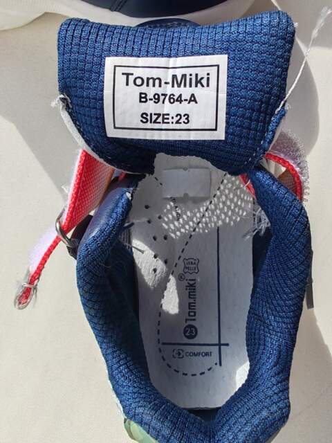 полуботинки детские с маркировкой «Tom Miki», артикул В-9764-A
