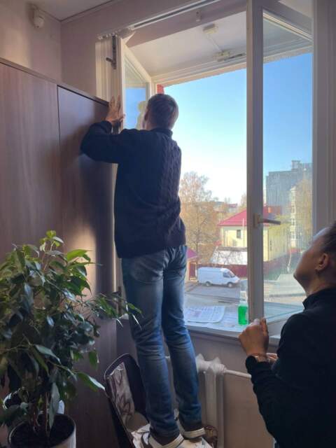 Vitebskaya oblastnaya inspektsiya Gosstandarta prinyala uchastiye v respublikanskom subbotnike