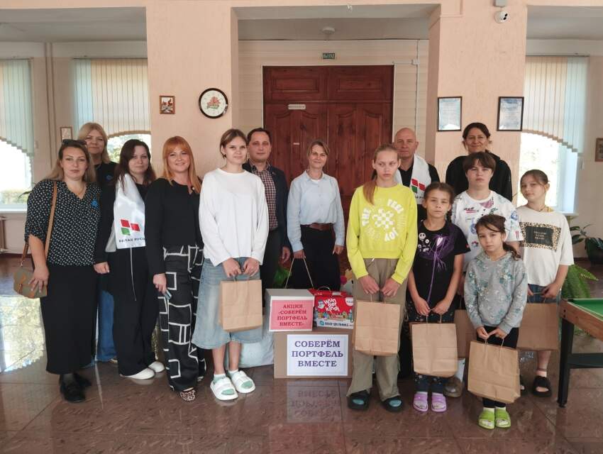 Zabota i vnimaniye: aktivisty BSZH Gosstandarta podderzhali vospitannikov sotsial'no-pedagogicheskogo tsentra